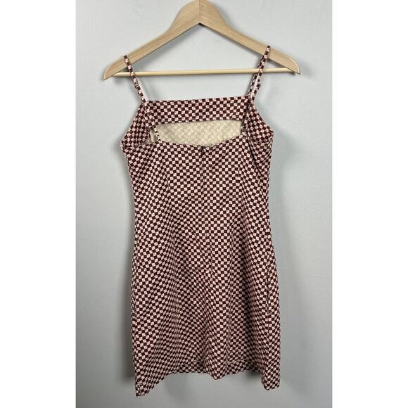 Levi’s Danny Mini Dress Checkered Geometric Pattern Size XS Cotton Retro 90’s Wm - Picture 4 of 11